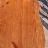 Set 8 vintage Pine dutch dining chairs solid wood 1970s