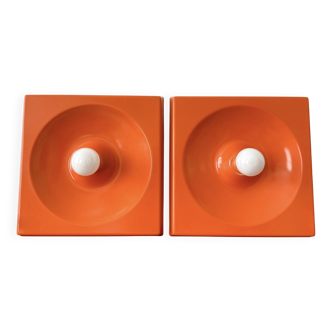 Pair of vintage Space Age wall sconces by Schonbuch – 1960s