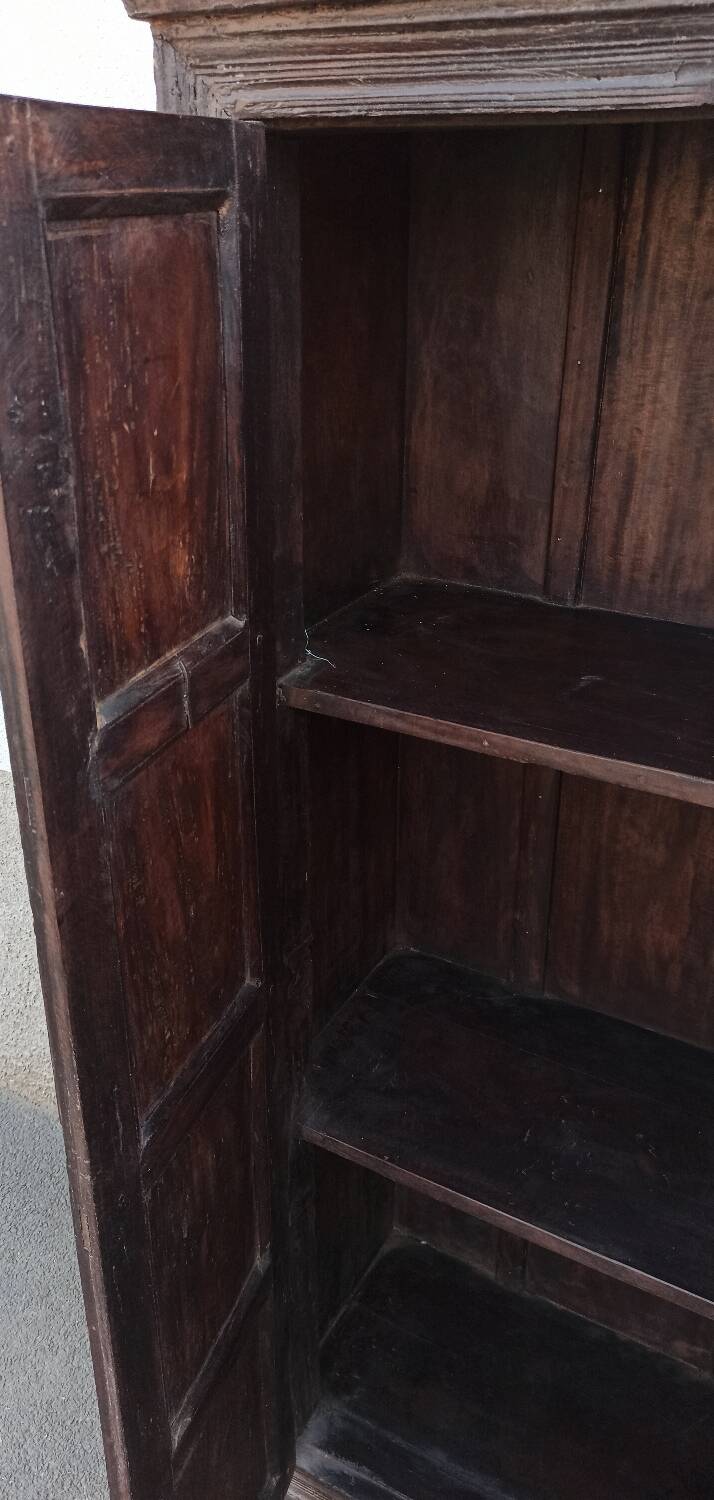 Old dark wooden cabinet