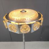 Lampadaire vintage en forme d'ovni de l'ère spatiale, années 1970
