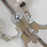 5-light chrome chandelier