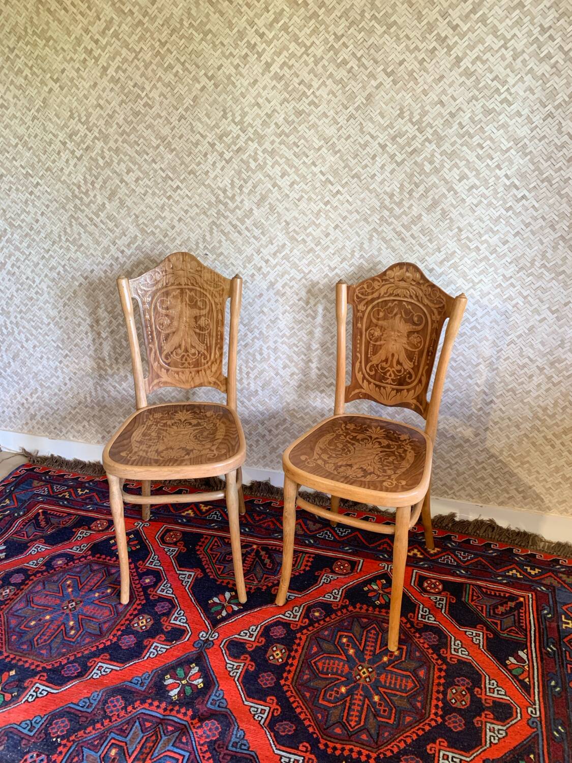 Pair of Jacob Kohn bistro chairs