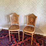 Paire de chaises bistrot Jacob Kohn