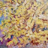 Tableau de fleurs jaune