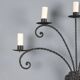 Wall sconce in wrought iron with 5 lights - Italy