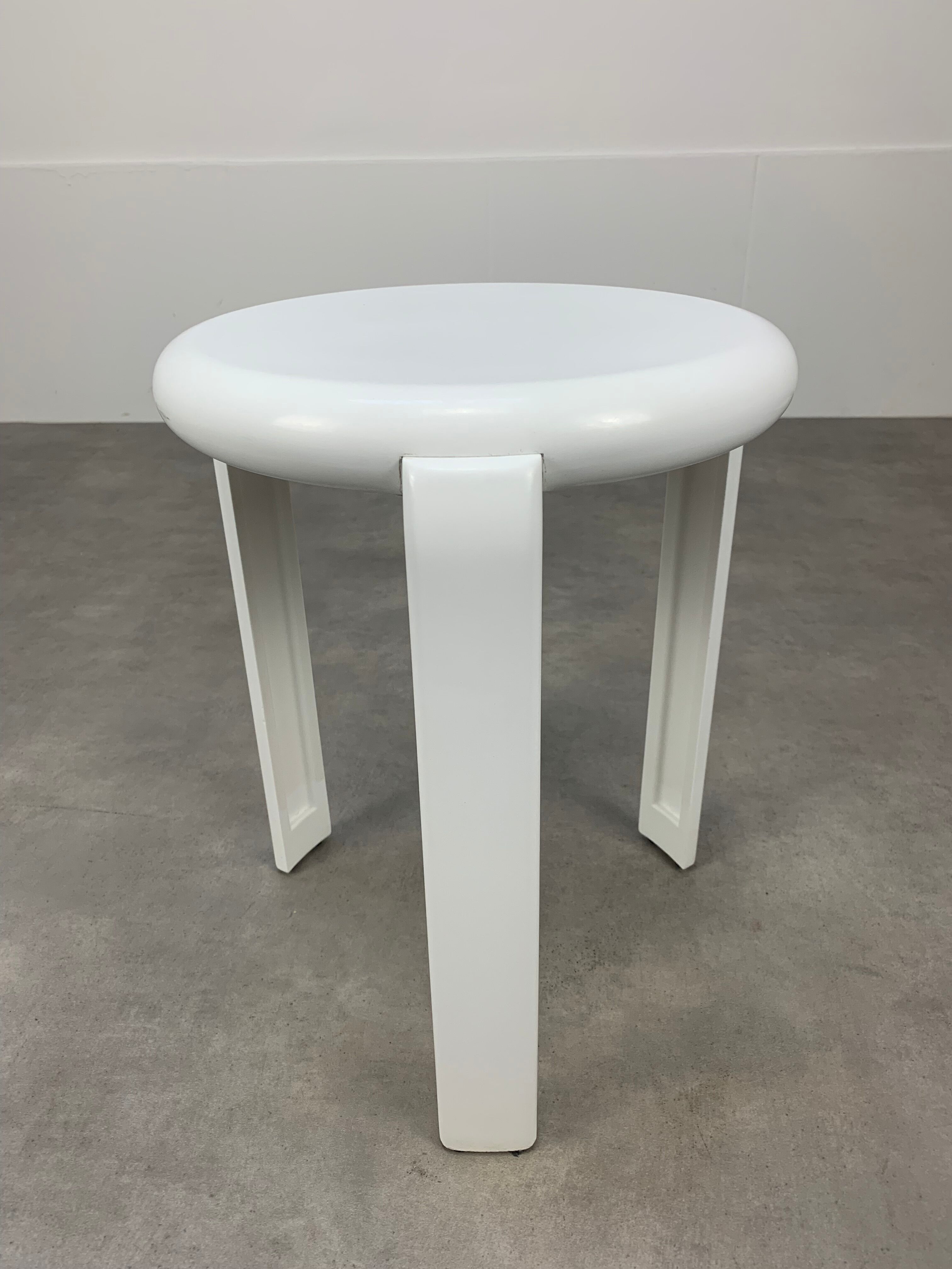 Tabouret tripode Metalplastica Lucchese, Italie, 1970