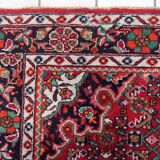 Handmade vintage Persian Malayer rug 167cm x 219cm, 1960s