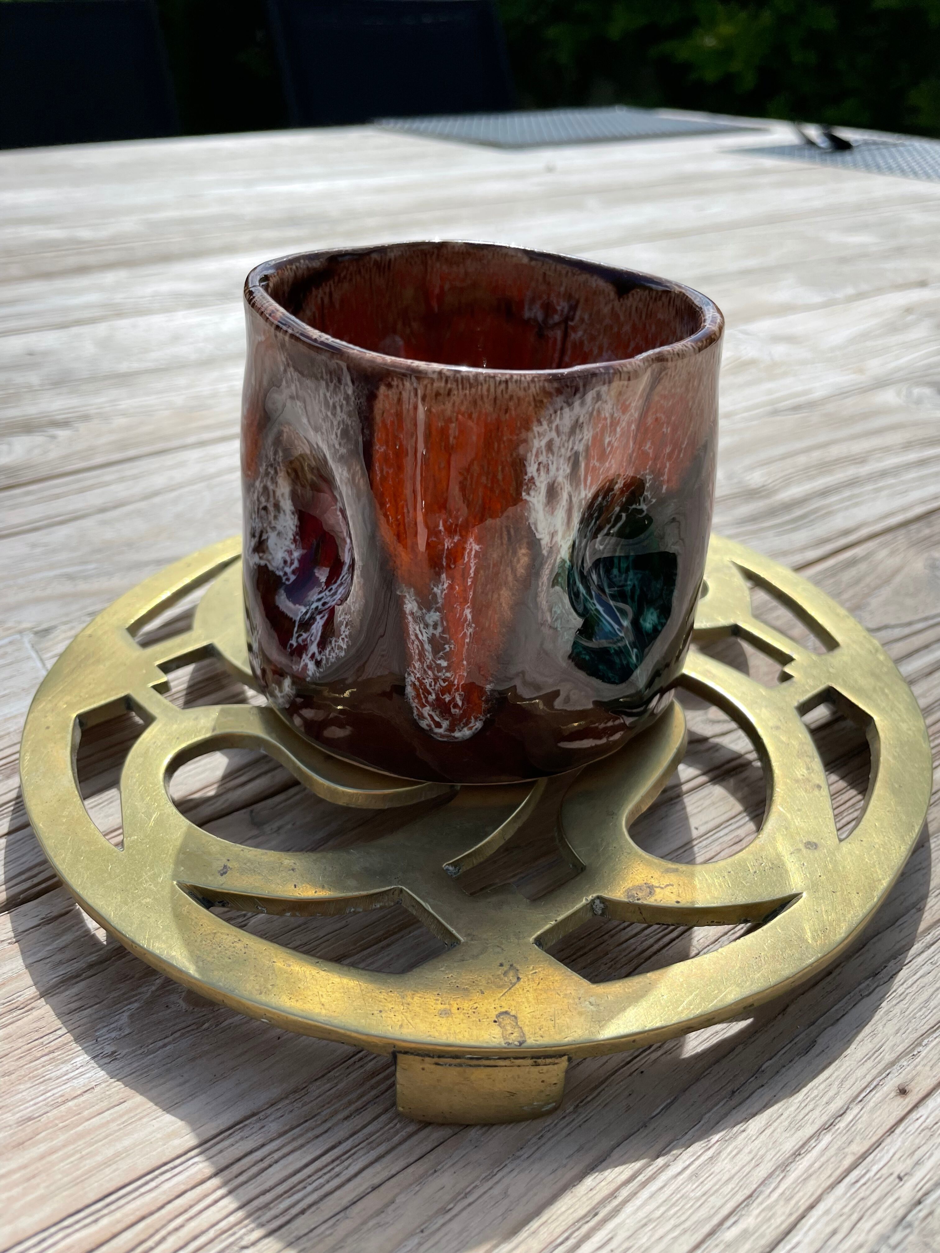 Crumpled pot Vallauris