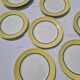 Set of 7 Flat Plates Plus 2 Dishes Ingrid Sarreguemines Digoin Model