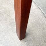 Mid-century teak and walnut side table, 1960s.