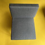 Chauffeuse/Fauteuil des années 70 chromé restauré