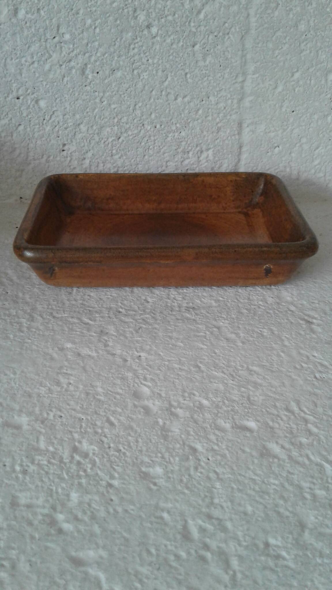 Stoneware butter dish