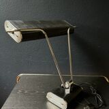 Black and chrome desk lamp model 71 by JUMO, France, 1960s.