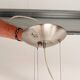 Opal glass Zoxx pendant lamp, 1990s