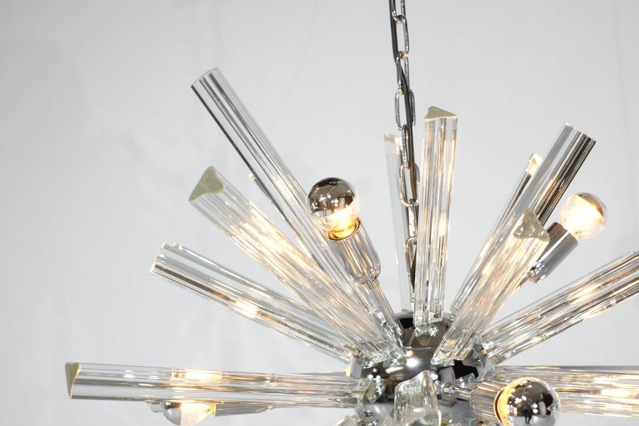 Murano glass Sputnik pendant light, Italy.
