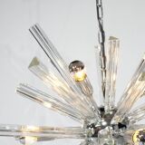 Suspension Sputnik en verre de Murano, Italie.