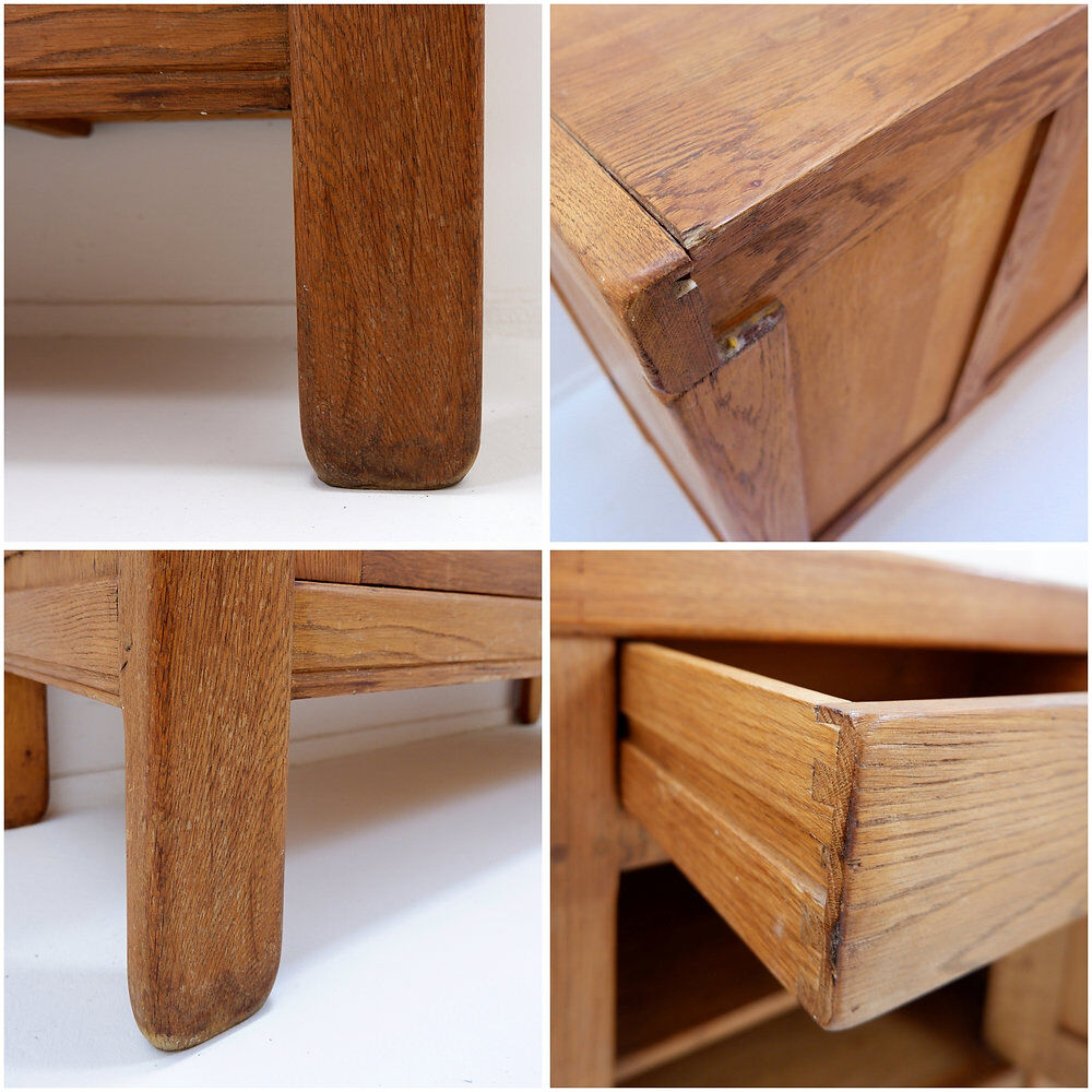 Buffet de style campagnard 2 portes et 2 tiroirs, années 1960