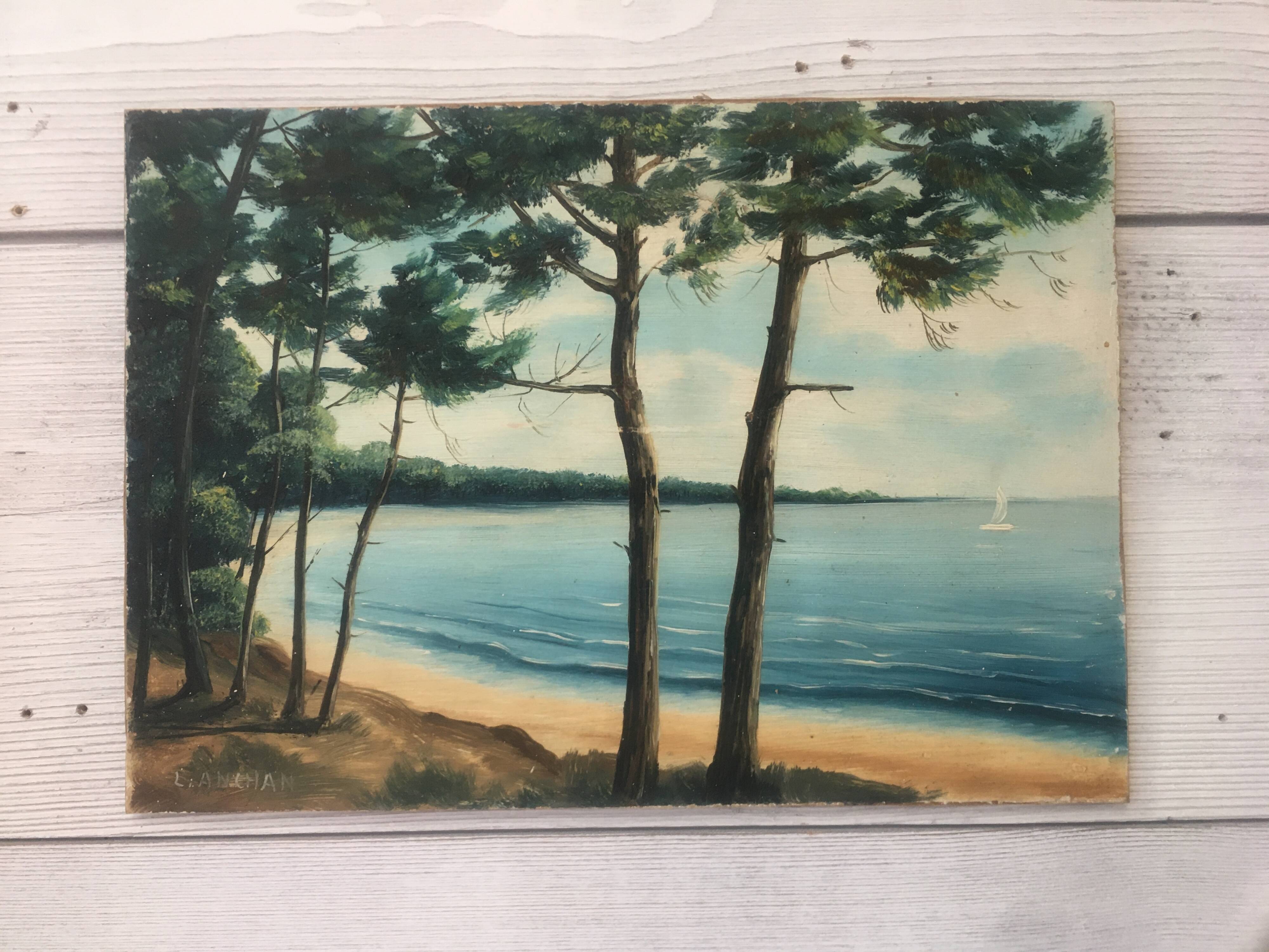 Seaside painting
