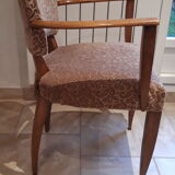Fauteuil bridge velours