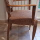 Fauteuil bridge velours