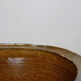 Marmite/bol à oreilles ancien XXe grès de Puisaye émaillé