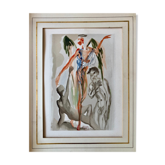 Salvador Dali - The Divine Comedy - original engraving