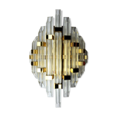Venini wall lamp, cut crystals, Italy, 1970