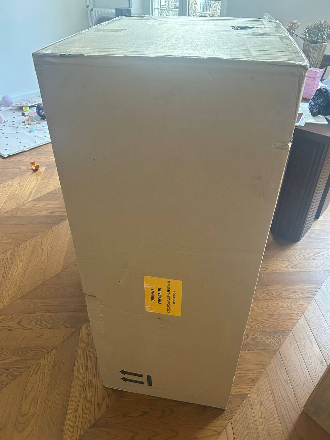 Chrome floor lamp - Benjamin desk for Monoprix