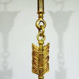 Lustre Empire Flèche 3 lumières Bronze