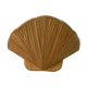Applique murale en forme de coquille de palourde
