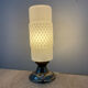 Vintage lamp in opaline and metal from the 50s