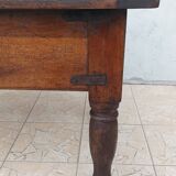 Old walnut side table