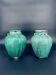 Paire de vases en grès émaillé vert turquoise, Chine, fin XIXe