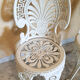 Salon de jardin fonte aluminium laqué blanc