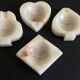 Vintage playing cards onyx ashtrays