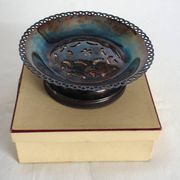 Vintage silver-plated butter dish
