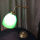 Desk lamp accent lamp reading lamp quinquet brass tulip opaline