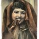 Portrait of a girl signed J Reux JJ