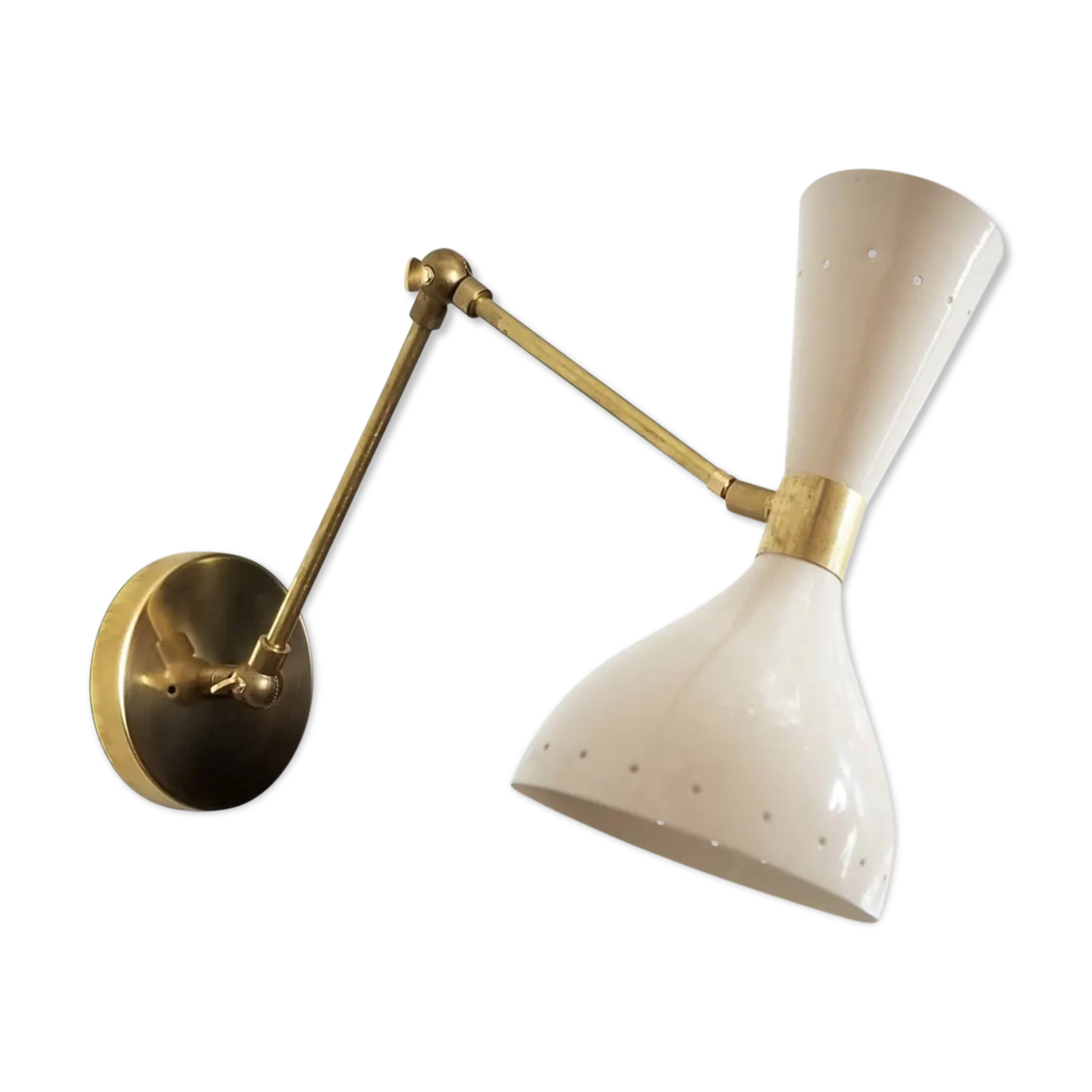 Articulable applied in the style of italian creations of the 1950s