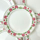 5 flat plates digoin sarreguemines model "mariette"