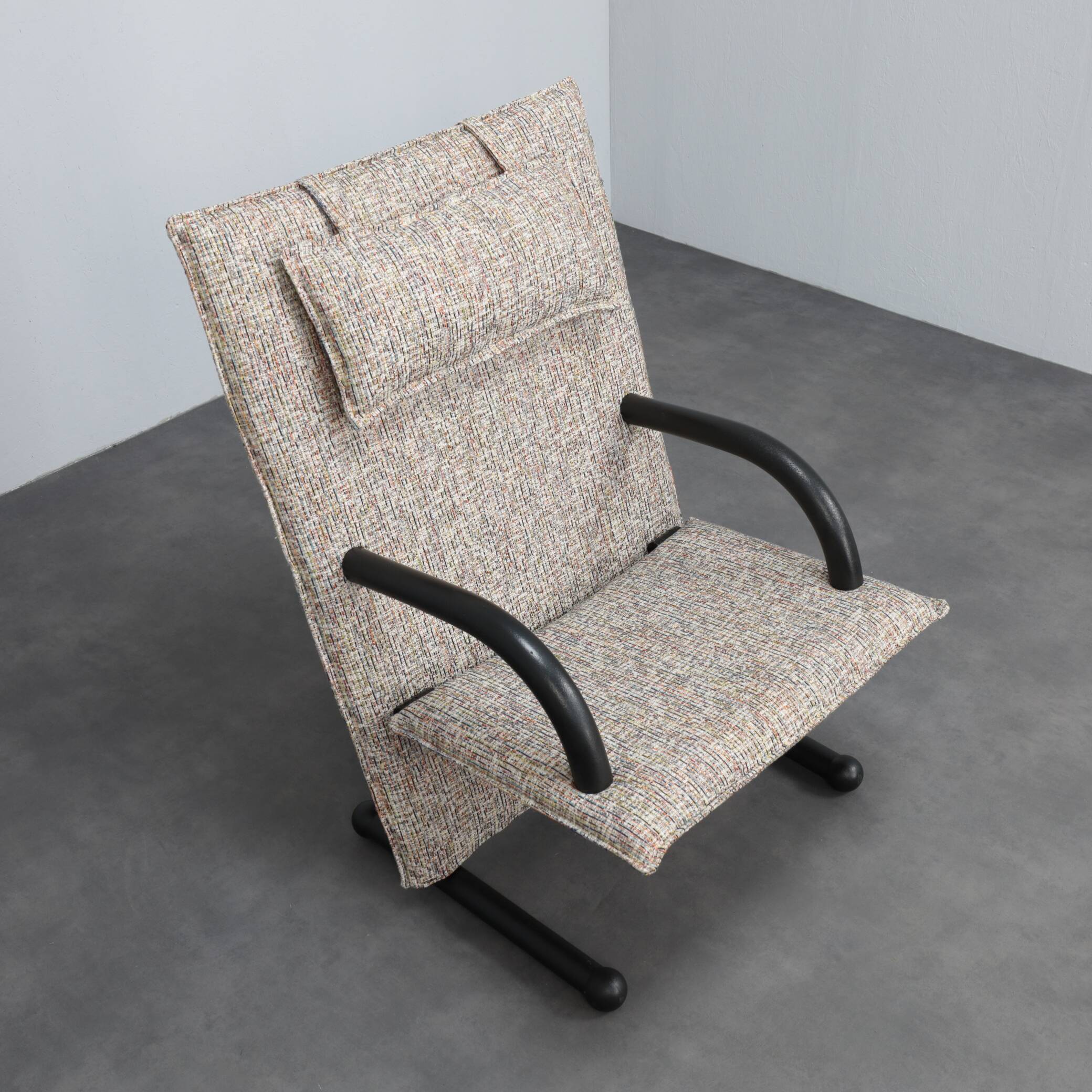 Fauteuil lounge T-Line de Burkhard Vogtherr pour Arflex Italie, années 1980