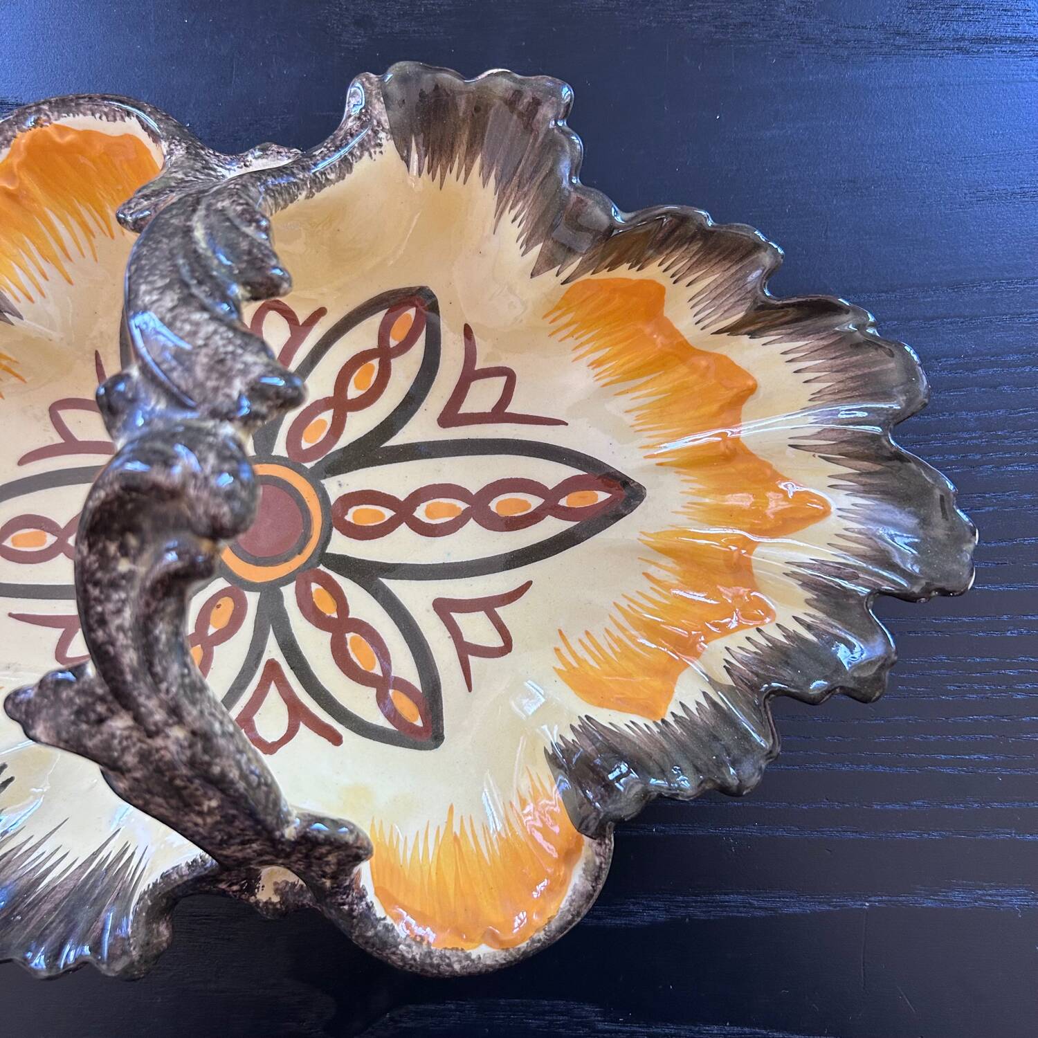 Dish signed HB Quimper