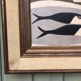 Painting on panel, 50s-60s
