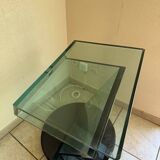 Meuble tv pivotant en verre roche bobois modèle jazz