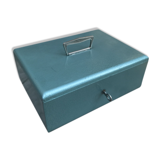 Green metal trunk