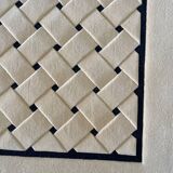 "Opal Variation" Hand Tufted Rug by Tisca France 1990s