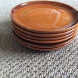 Series of 6 dessert plates