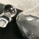 Wine carafe grape variety with cork