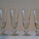 Série de 4 anciens verre verres à absinthe