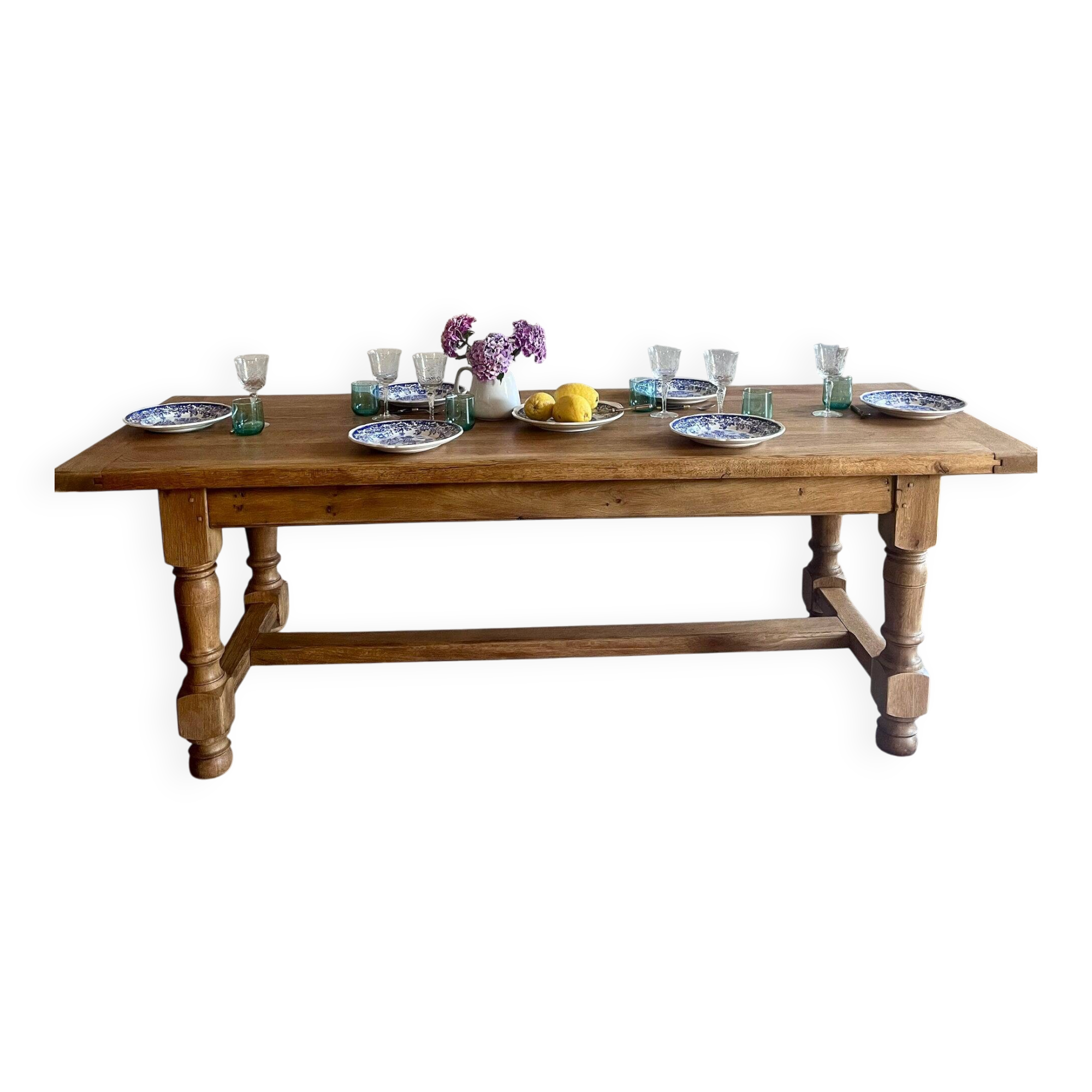 Table de ferme ancienne en bois massif